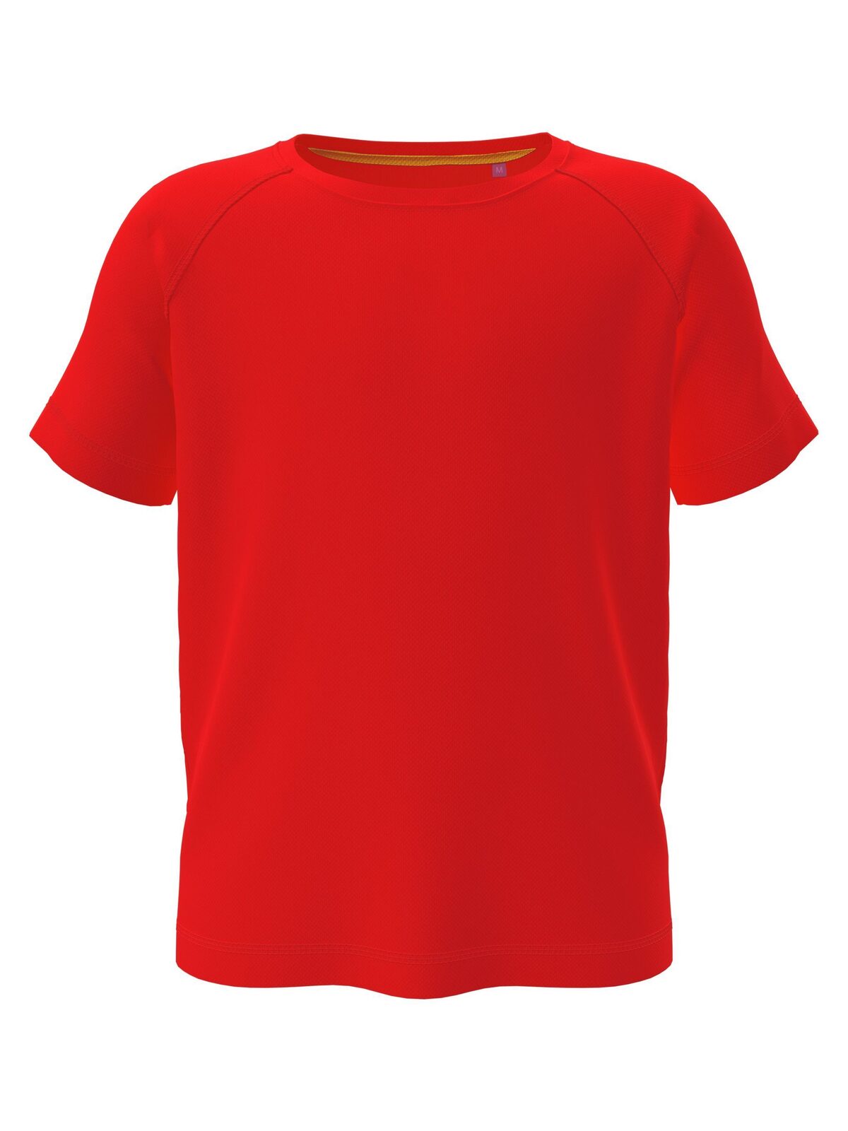 Camiseta raglán de malla para niños - 402 - Rojo Escarlata