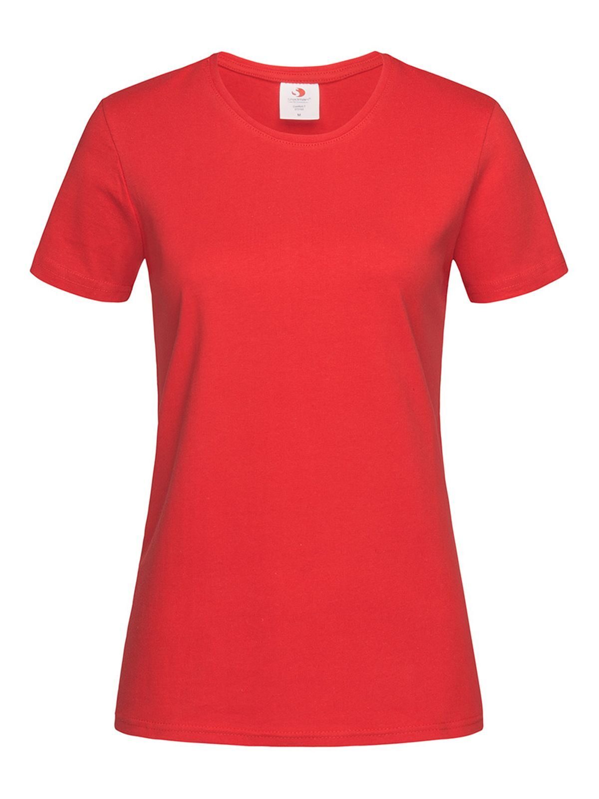 Comfort-T para mujer - SRE - Rojo Escarlata