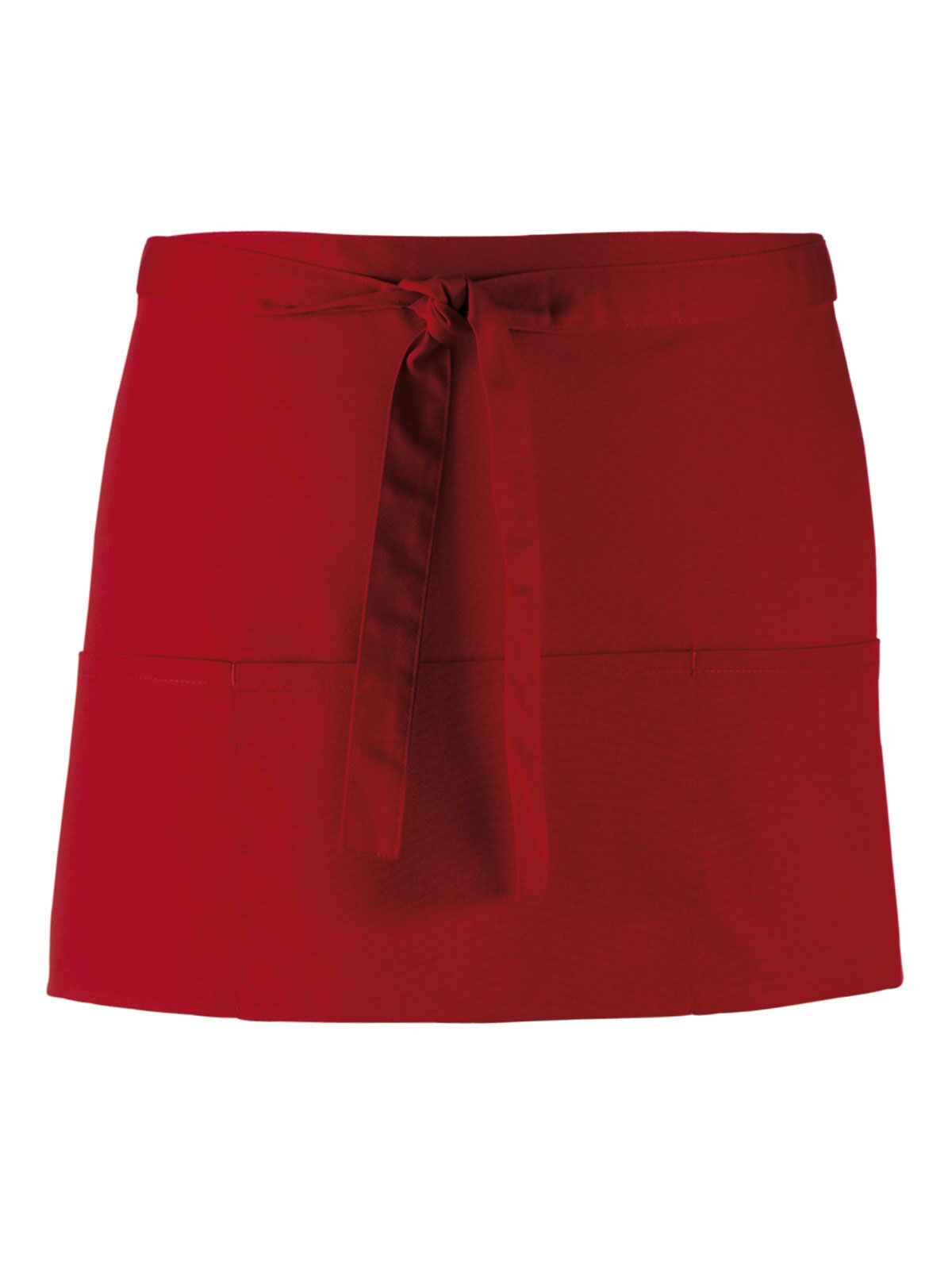 Delantal de 3 bolsillos de la colección Colors - borgoña