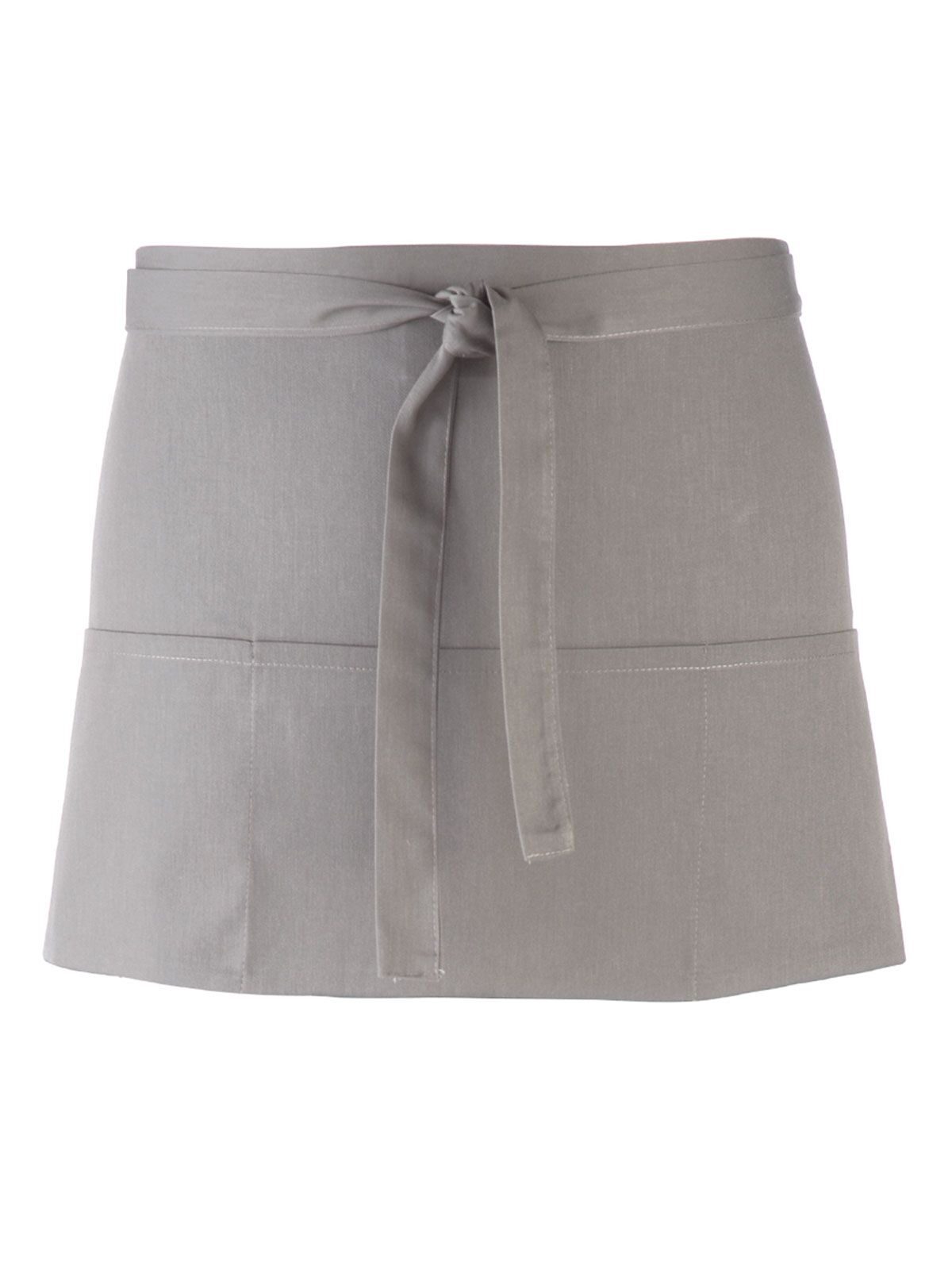 Delantal de 3 bolsillos de la colección Colors - plata