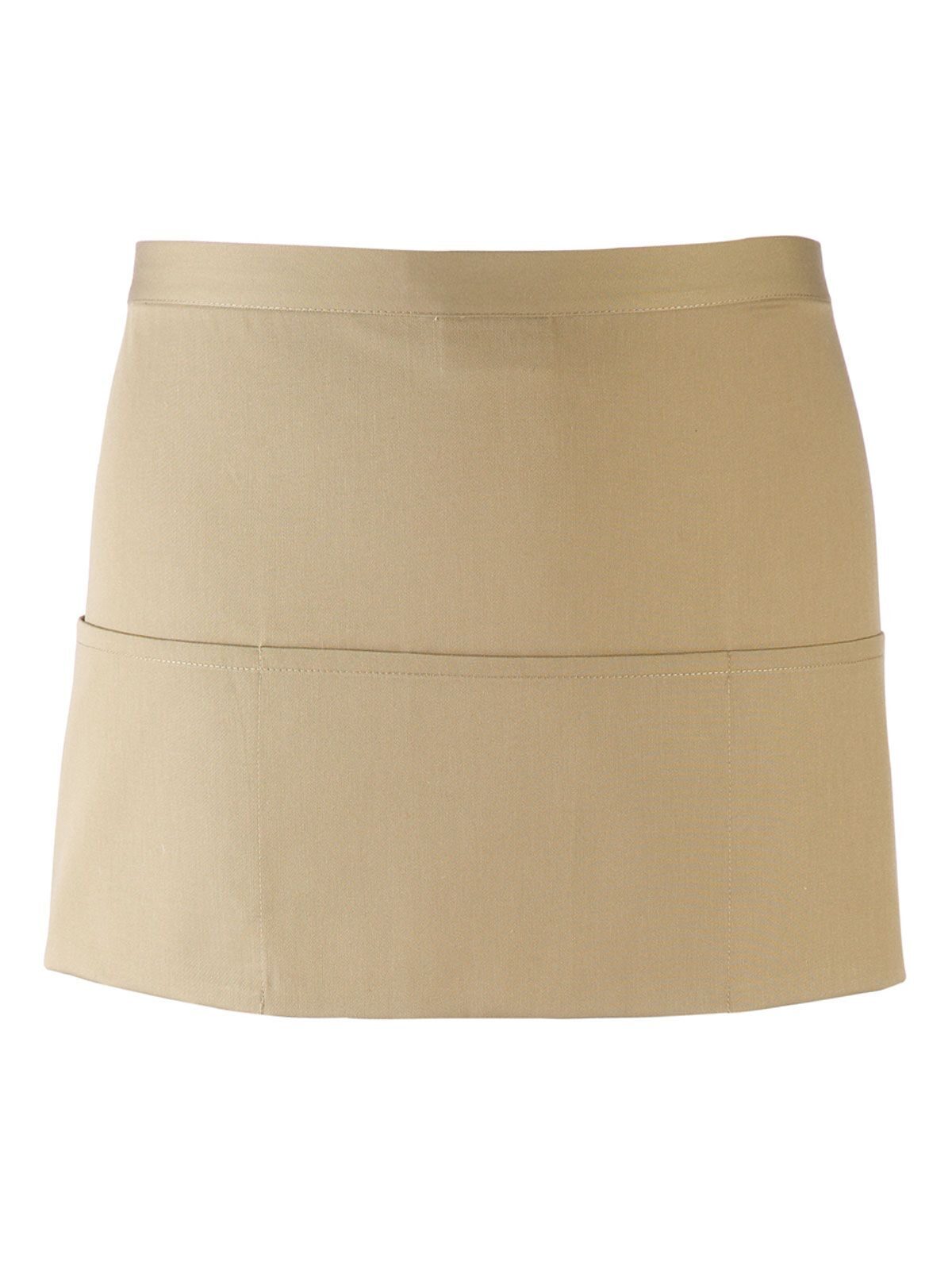 Delantal de 3 bolsillos de la colección Colors - caqui