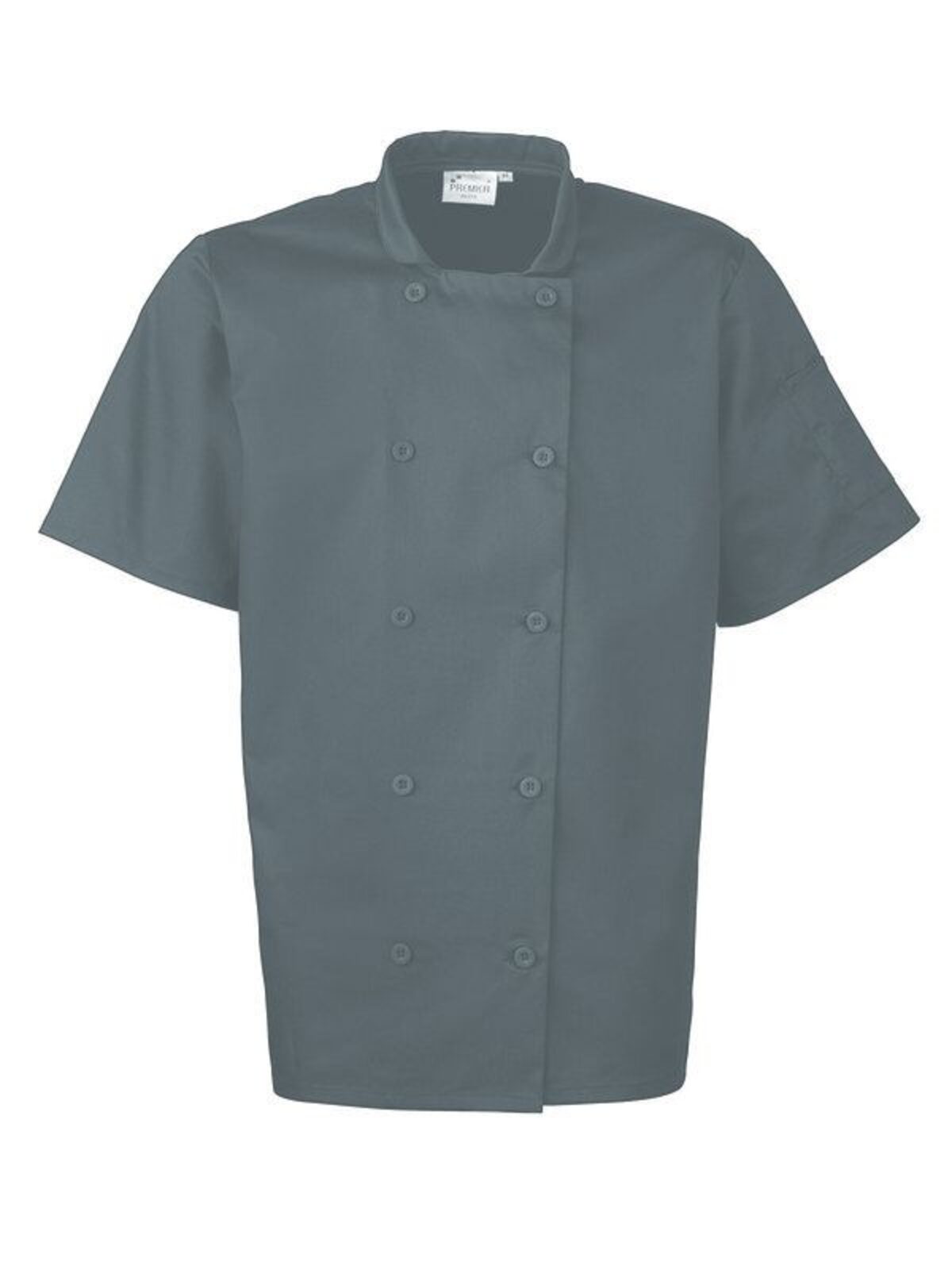 Chaqueta de chef de manga corta - STEE - ACERO