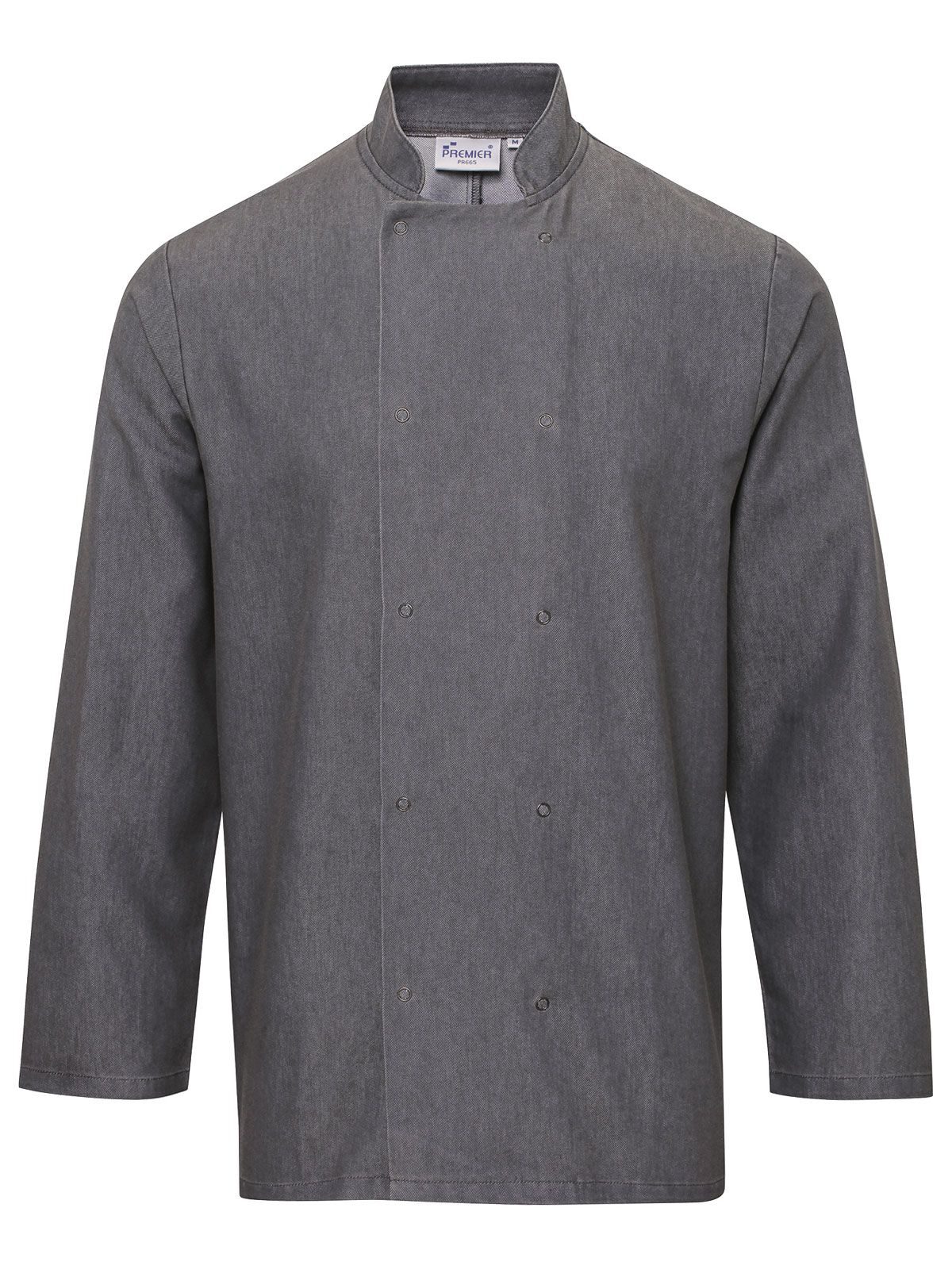 Chaqueta vaquera de chef - Denim gris