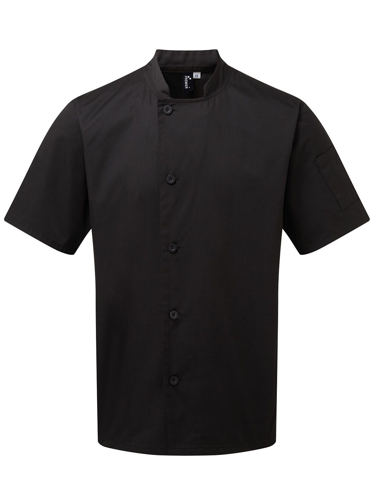 Chaqueta de chef esencial de manga corta - BLAC - Negro