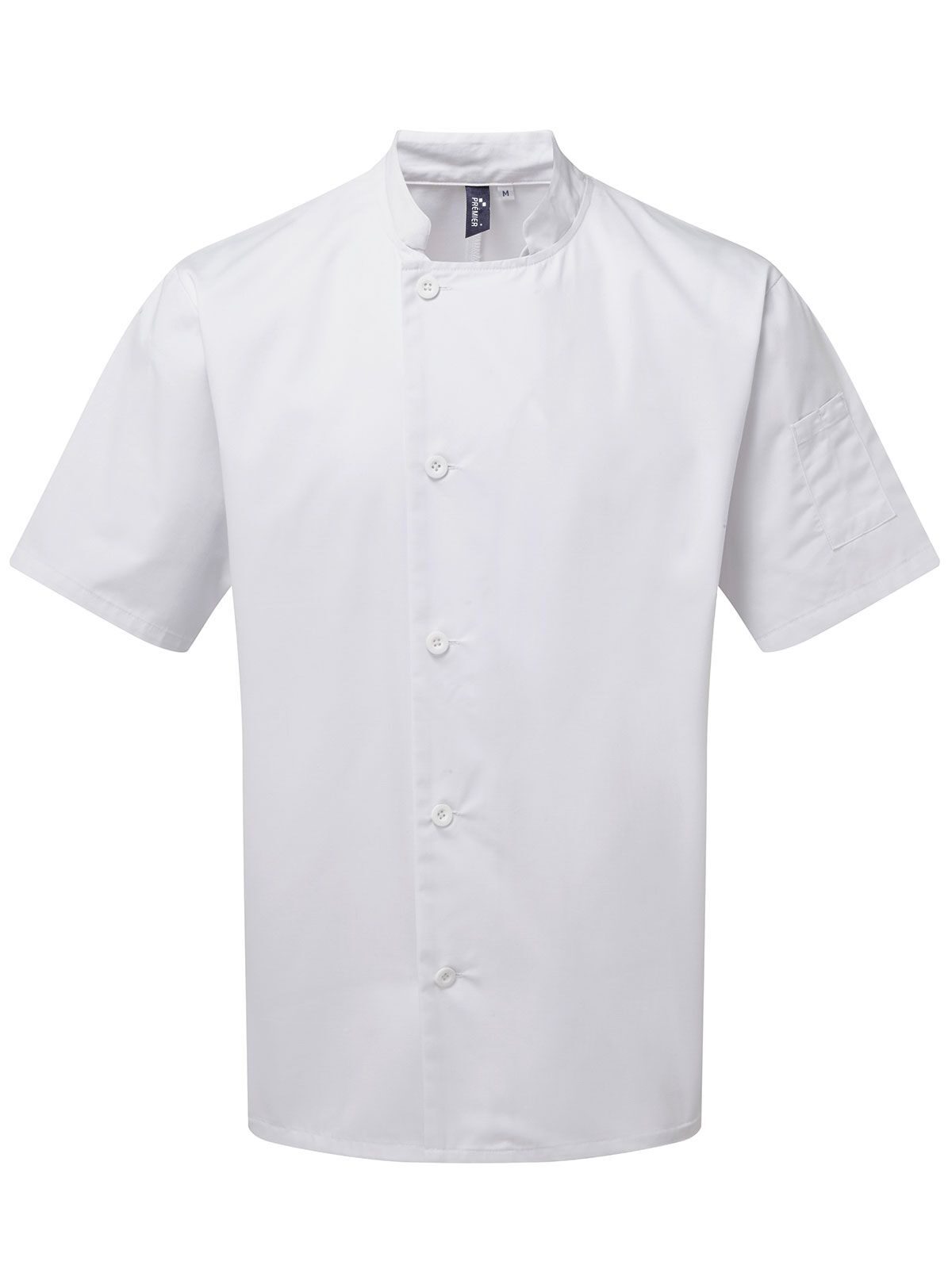 Chaqueta de chef esencial de manga corta - WHIT - Blanco
