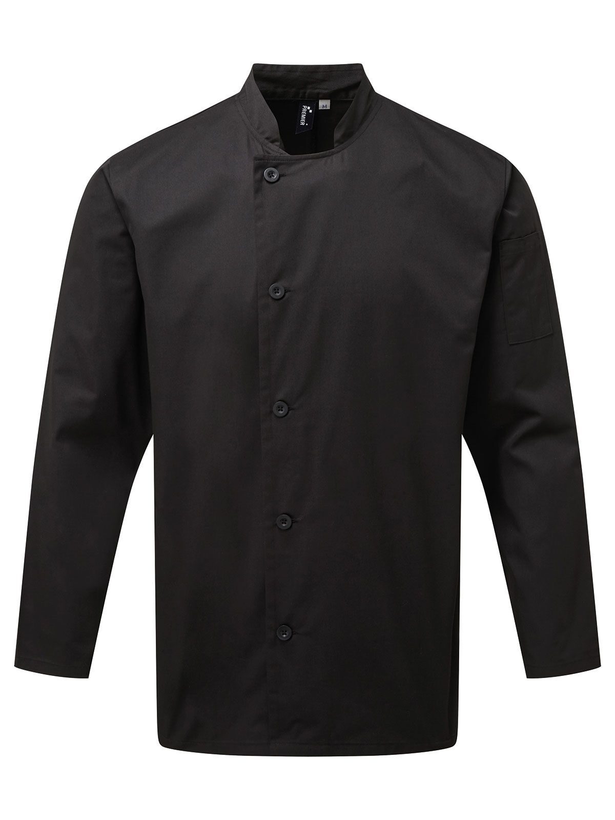 Chaqueta de chef esencial de manga larga - BLAC - Negro