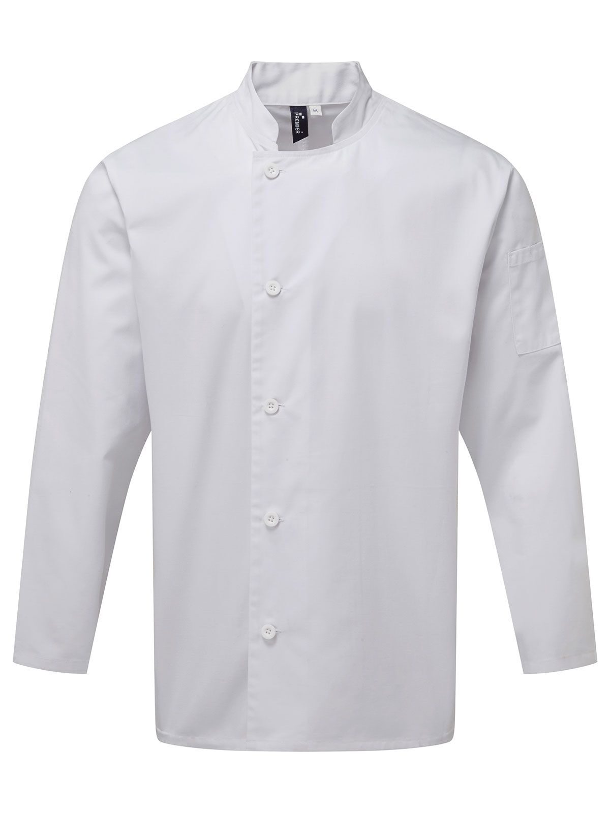 Chaqueta de chef esencial de manga larga - WHIT - Blanco