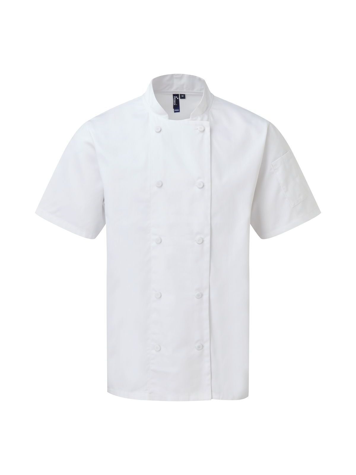 Chaqueta de manga corta Coolchecker® para chef - WHIT - Blanco