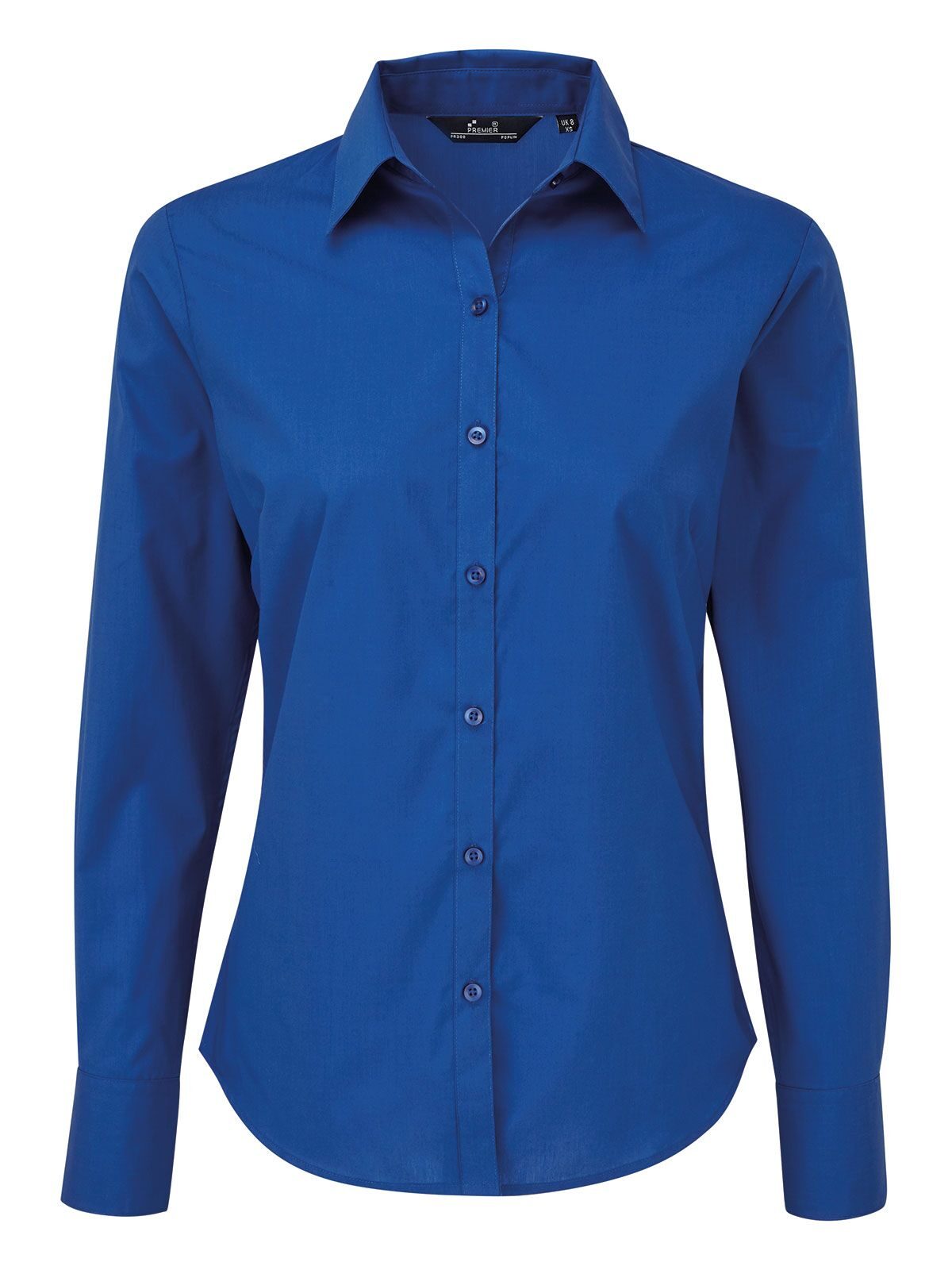 Blusa de manga larga de popelina para mujer - ROYA - Realeza