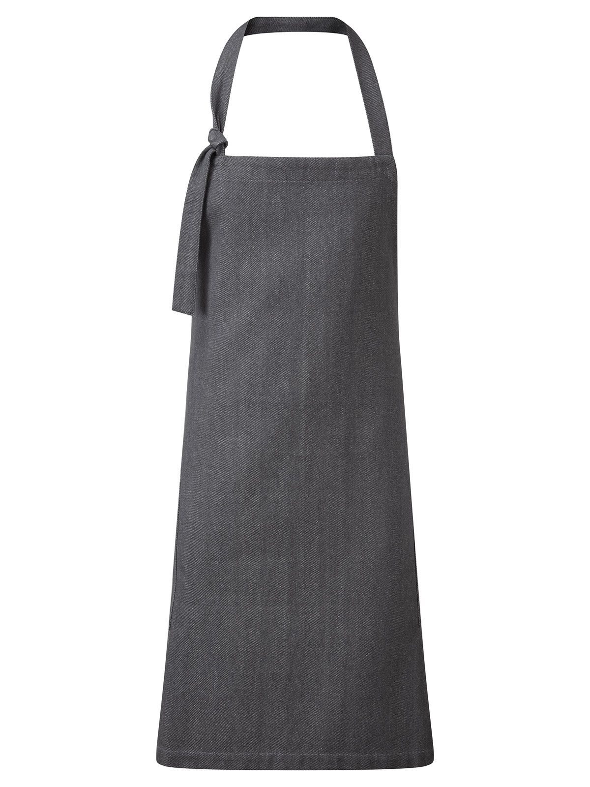 Delantal con peto sostenible 'Regenerate' - GDEN - Vaquero Gris