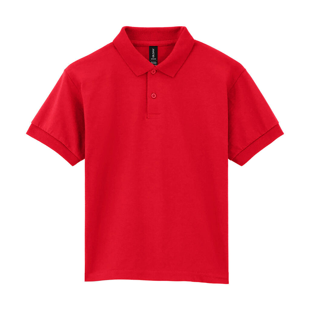 Polo DryBlend® para jóvenes - Rojo