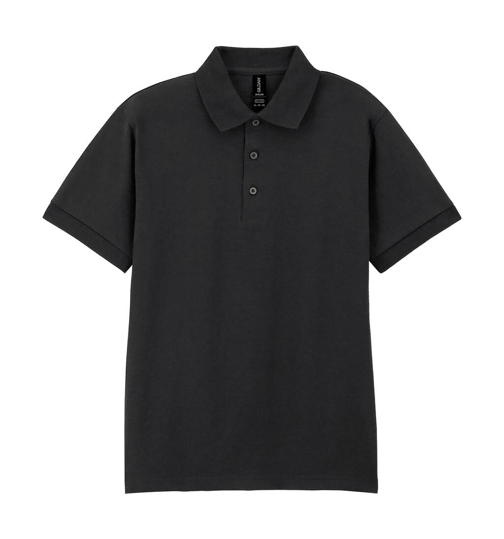 Polo DryBlend® para adultos - Negro