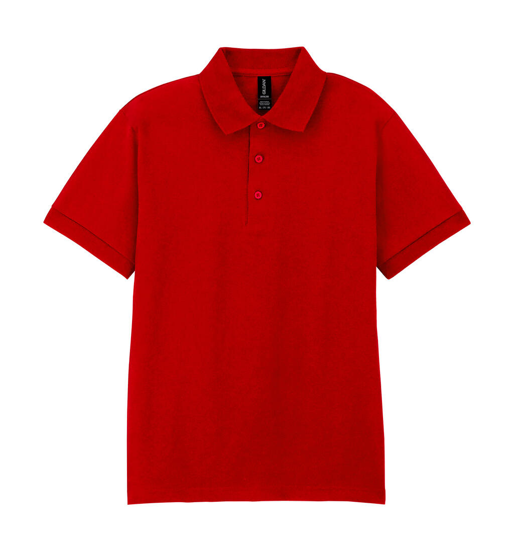 Polo DryBlend® para adultos - Rojo