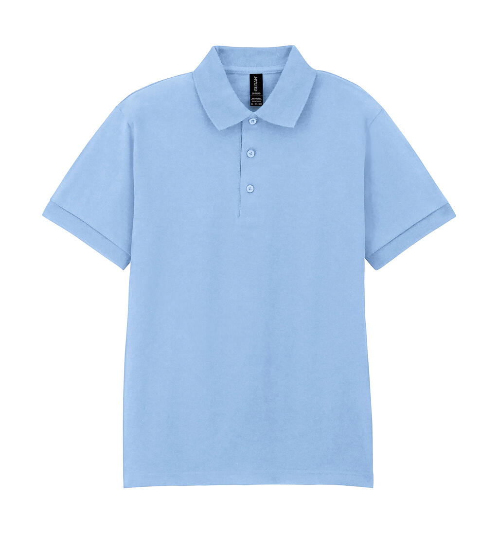 Polo DryBlend® para adultos - Azul claro