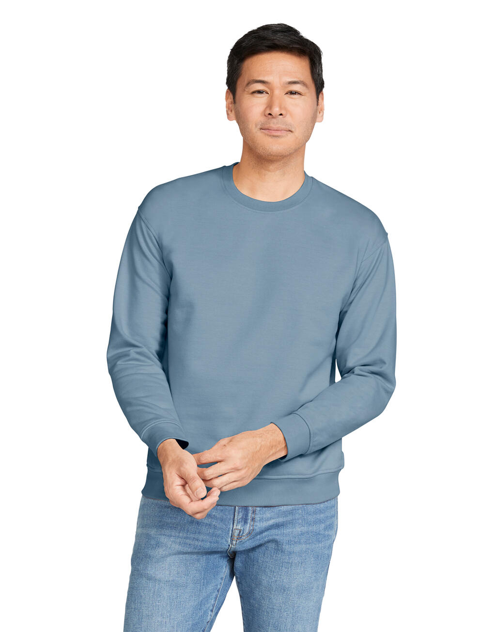 Sudadera de cuello redondo para adulto Softstyle® de felpa de peso medio - 6GI - NEGRO BREZO