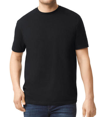 Camiseta Softstyle CVC para adultos - 119 - Negro Total