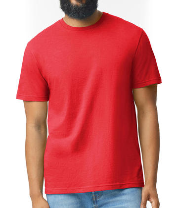 Camiseta Softstyle CVC para adultos - Niebla Roja