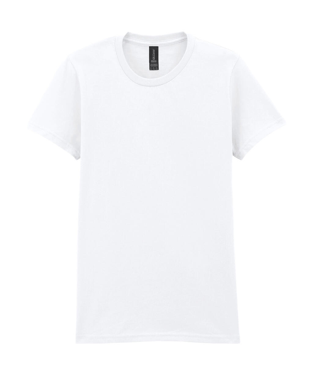 Camiseta Softstyle® de peso medio para mujer - Blanco