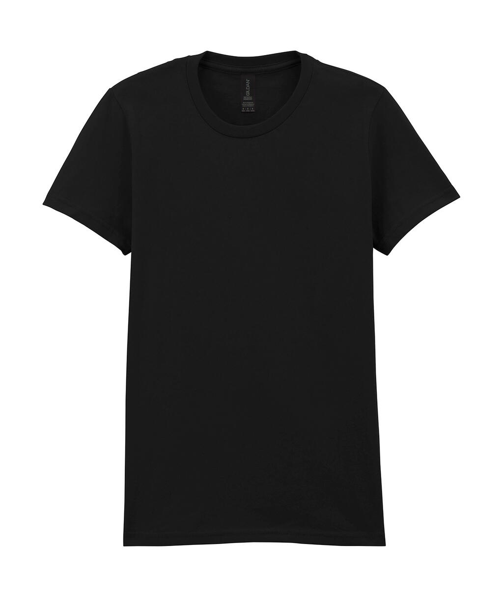 Camiseta Softstyle® de peso medio para mujer - 119 - Negro Total
