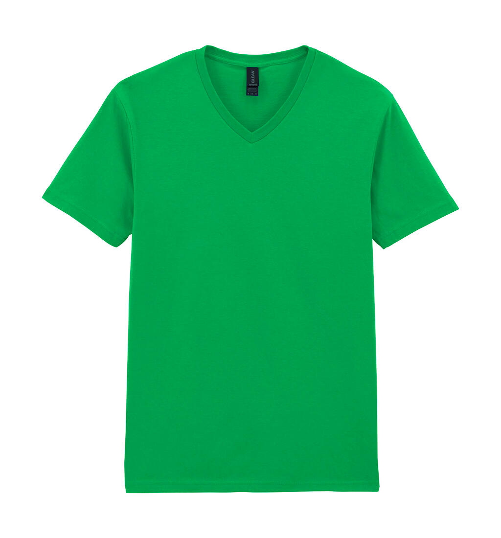Camiseta Softstyle® para adultos con cuello en V - Verde irlandés