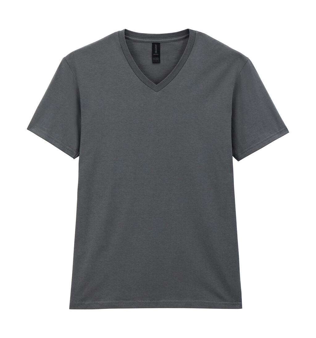 Camiseta Softstyle® para adultos con cuello en V - Carbón