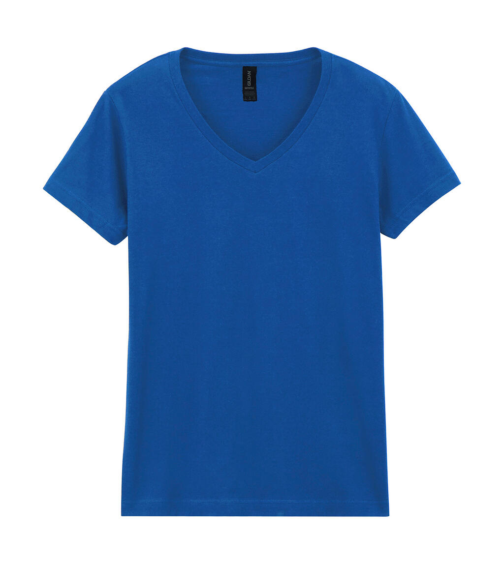 Camiseta de cuello en V para mujer Softstyle® - Real
