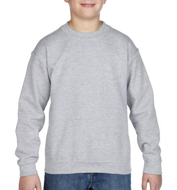 Sudadera juvenil de cuello redondo Heavy Blend™ - 295 - Gris deportivo