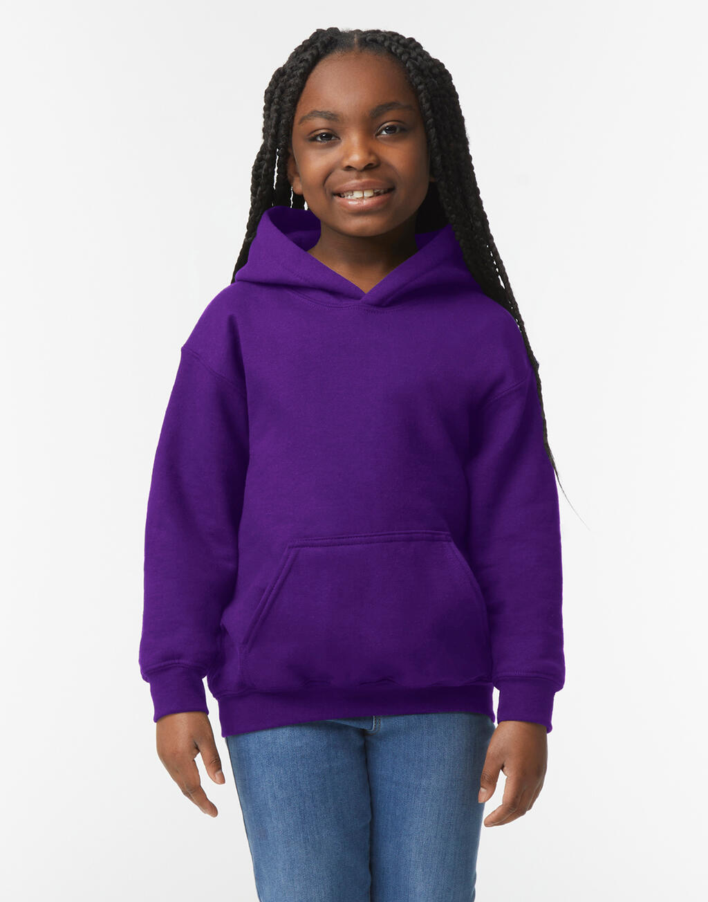 Sudadera con capucha juvenil Heavy Blend™ - 10F - Abanico verde oscuro