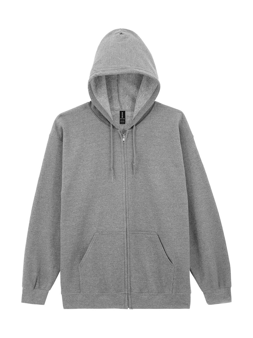 Sudadera con capucha y cremallera completa para adulto Heavy Blend™ - 295 - Gris deportivo