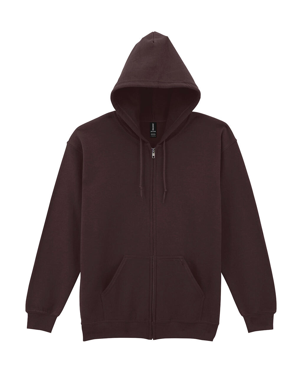 Sudadera con capucha y cremallera completa para adulto Heavy Blend™ - Chocolate oscuro