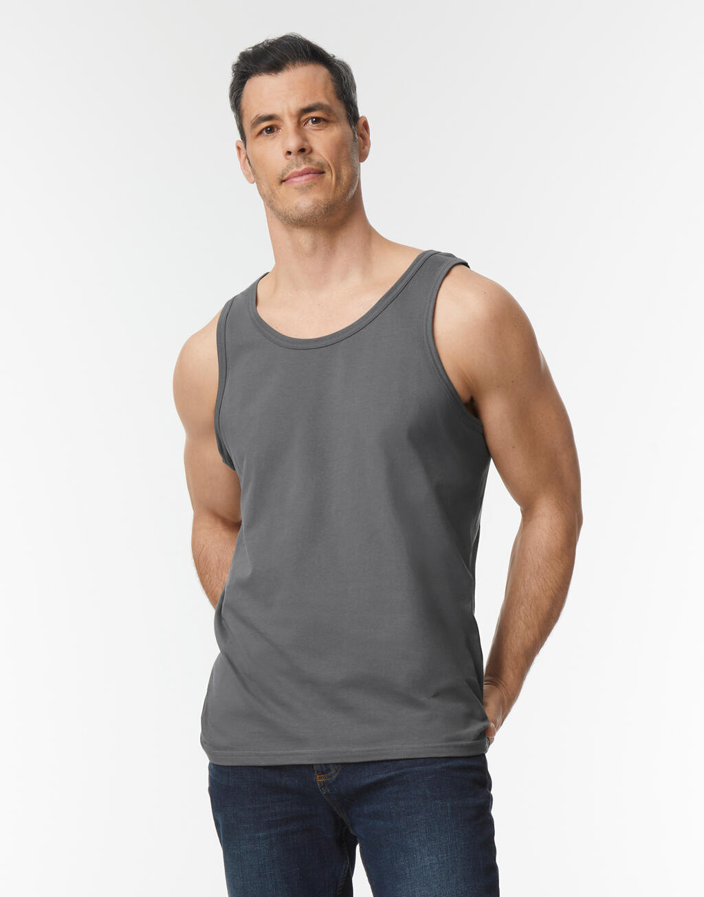 Camiseta sin mangas Softstyle® para adultos