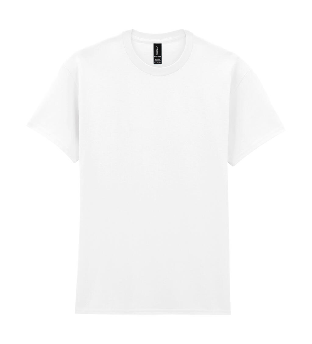 Camiseta de algodón grueso para adultos - Blanco