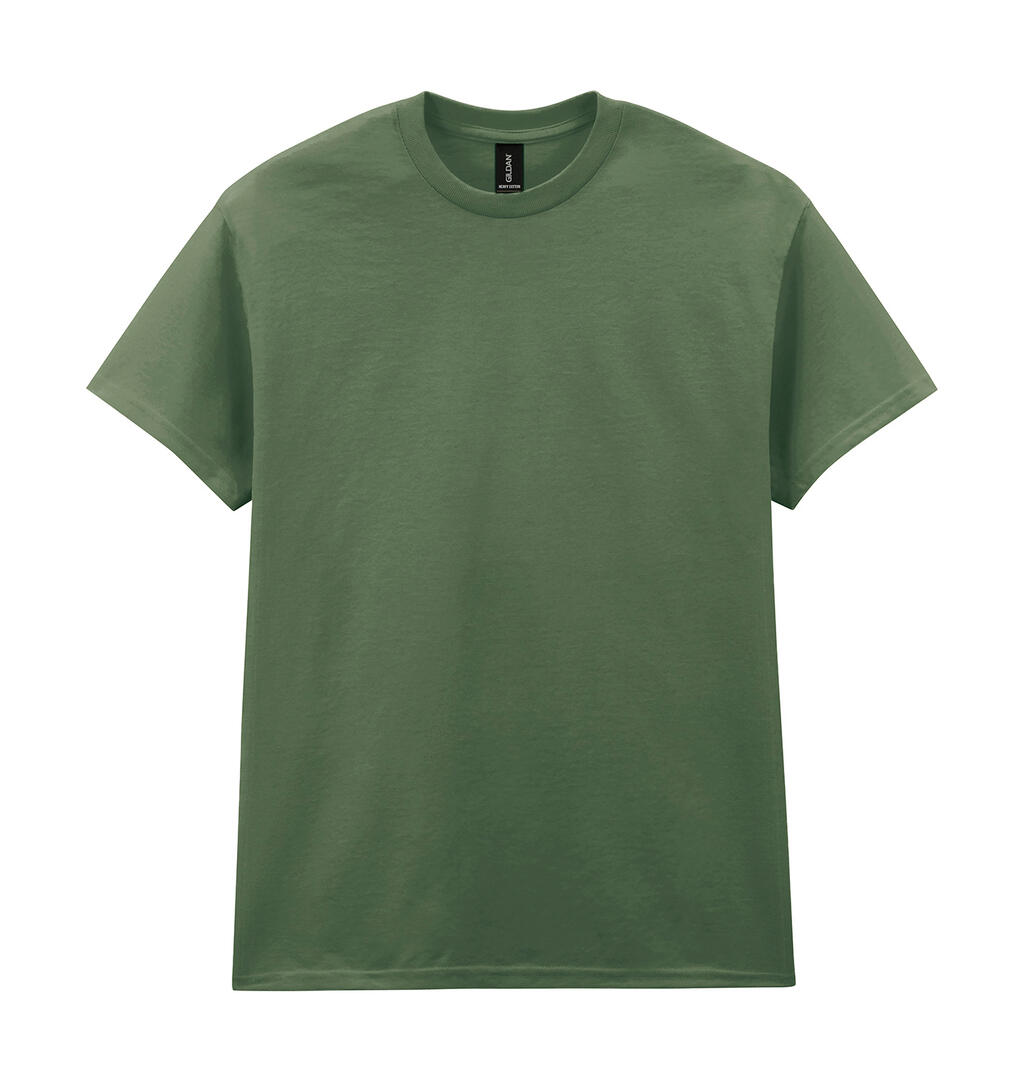 Camiseta de algodón grueso para adultos - Verde militar