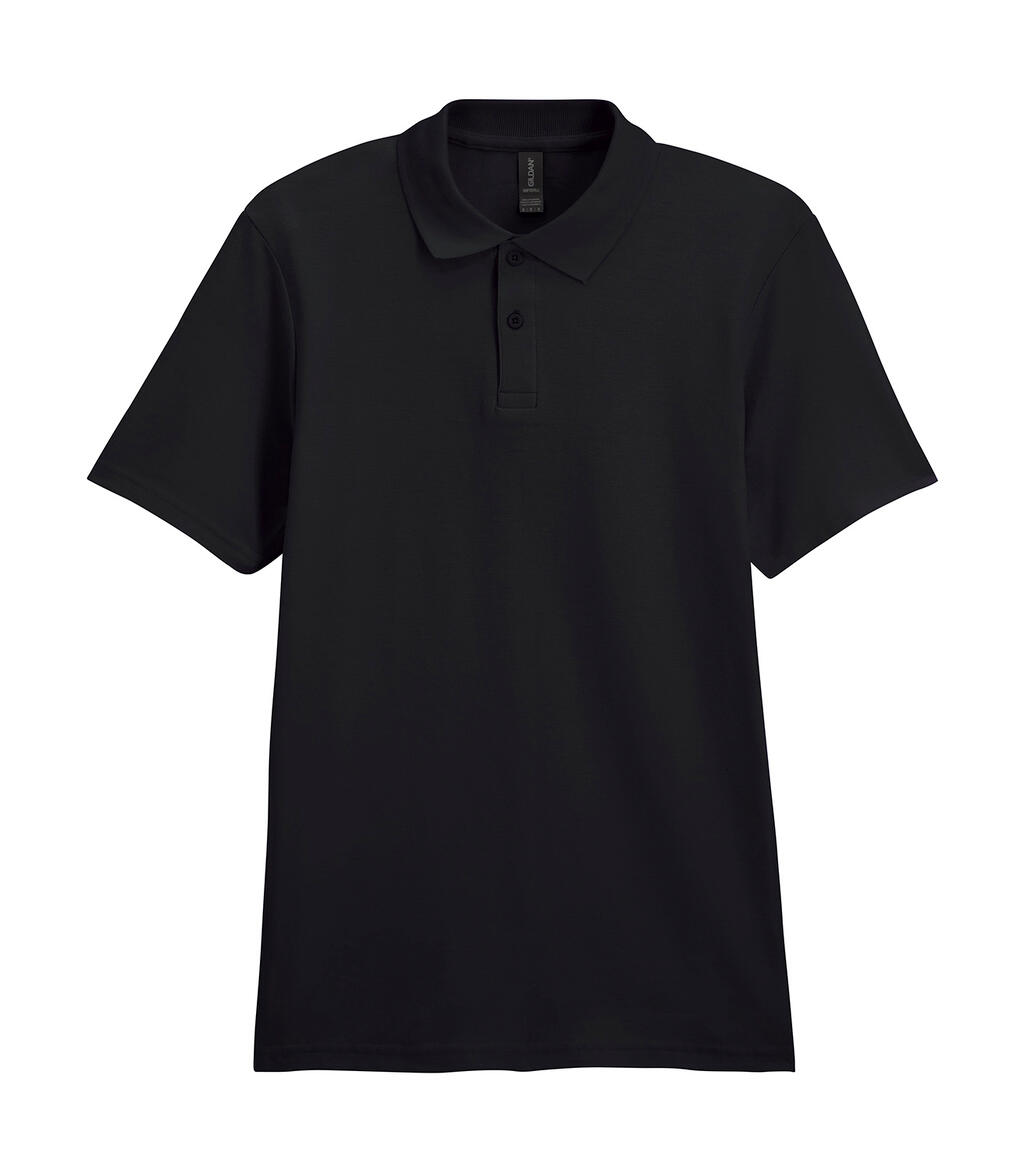 Polo de piqué Softstyle® para adultos - Negro
