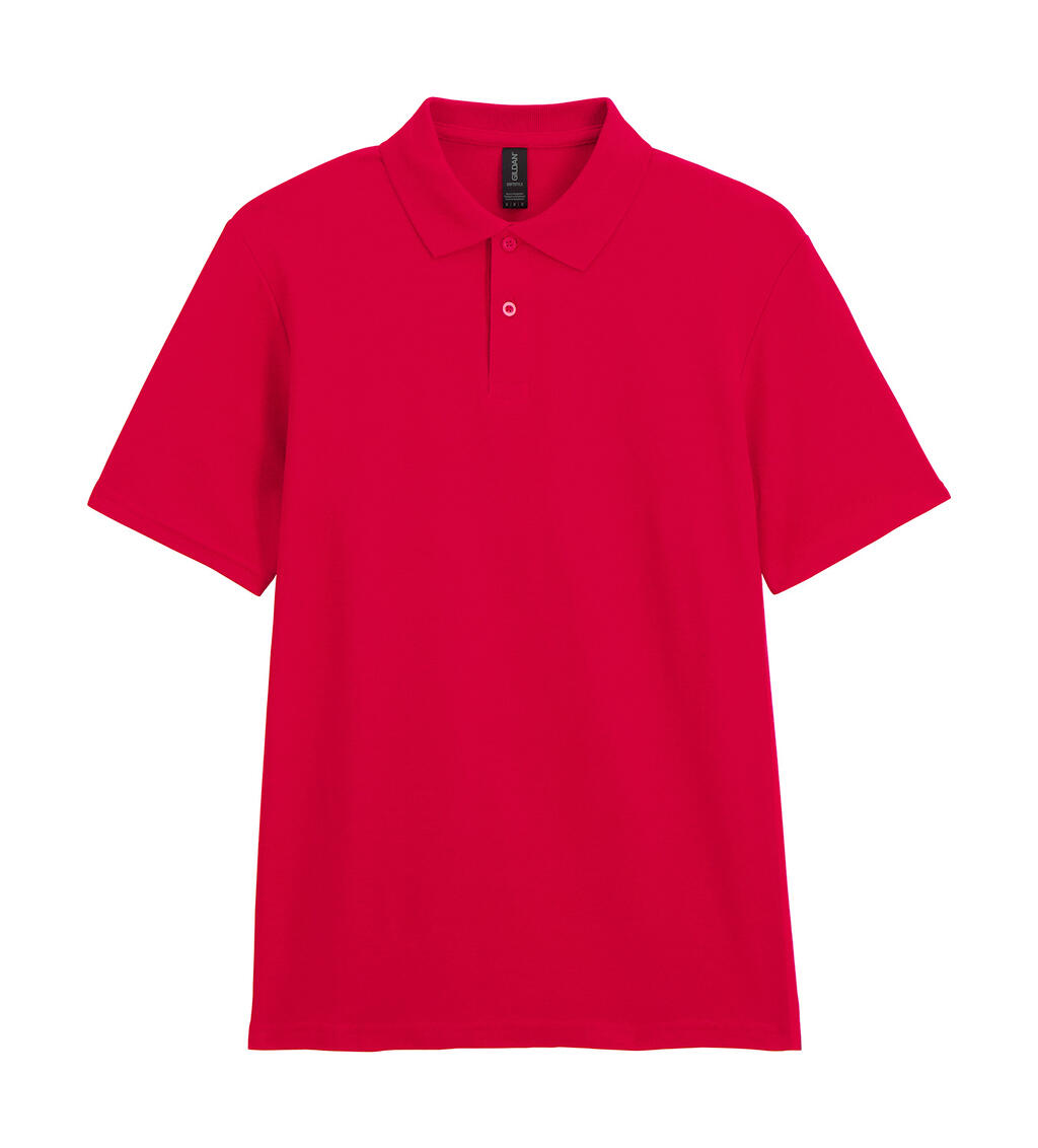 Polo de piqué Softstyle® para adultos - Rojo
