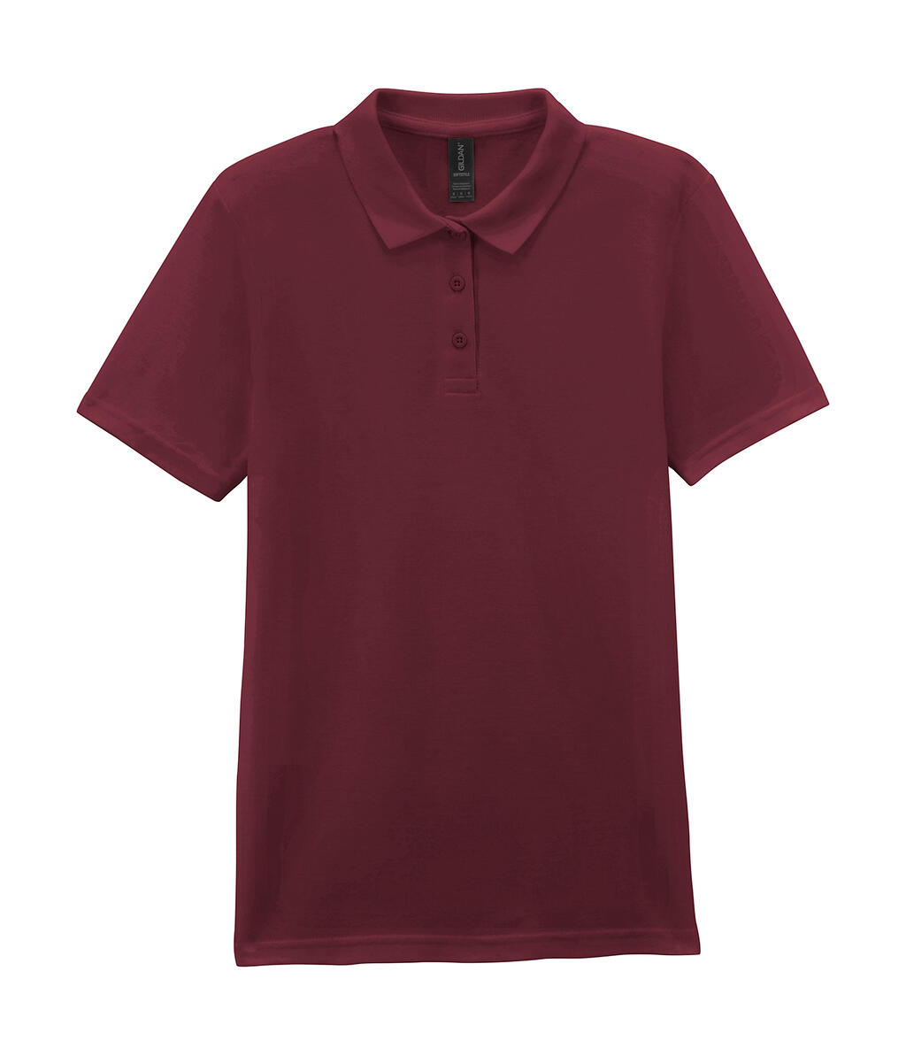 Polo de piqué Softstyle® para adultos - 445 - Granate