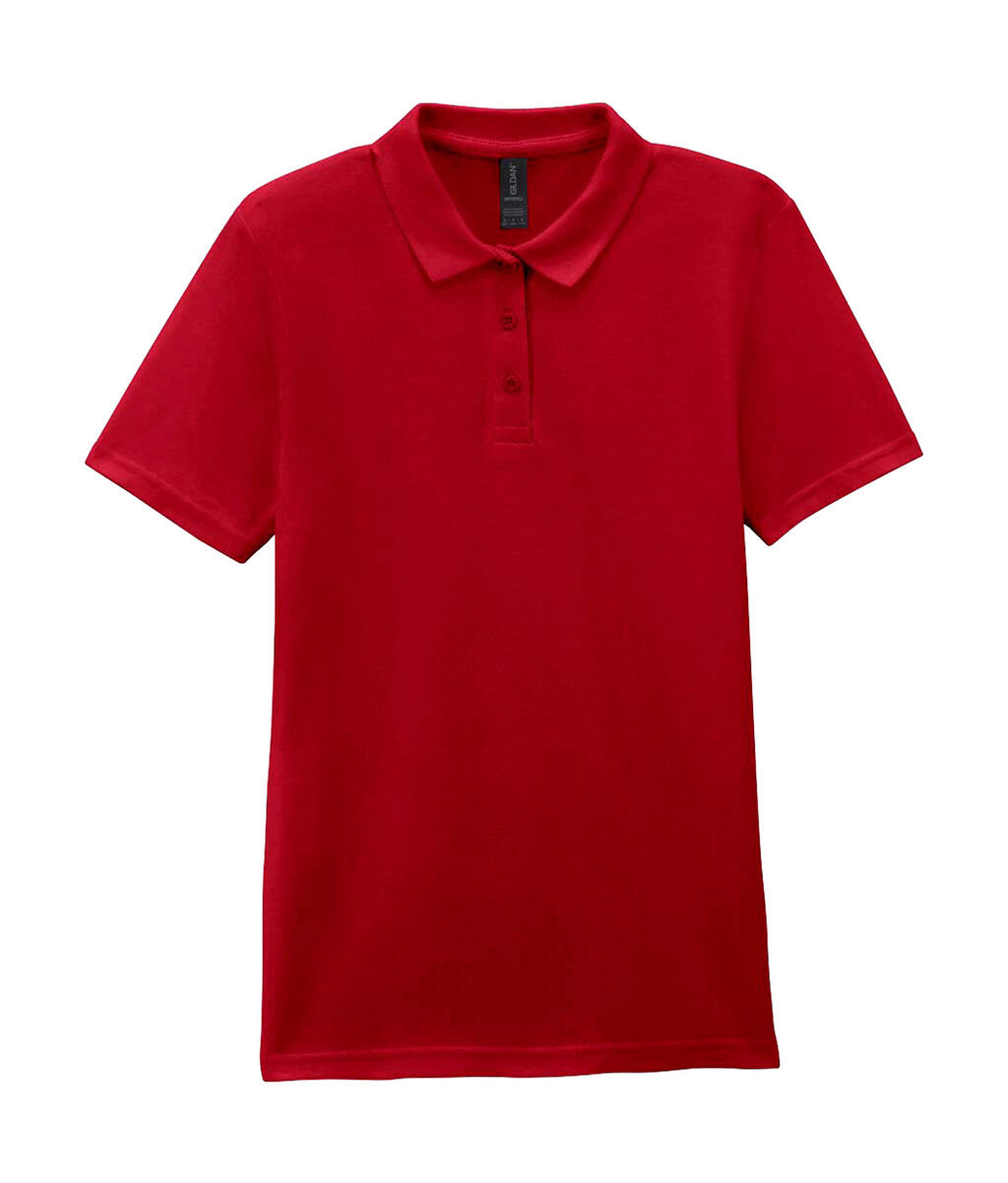 Polo de piqué Softstyle® para mujer - 194 - Rojo cereza