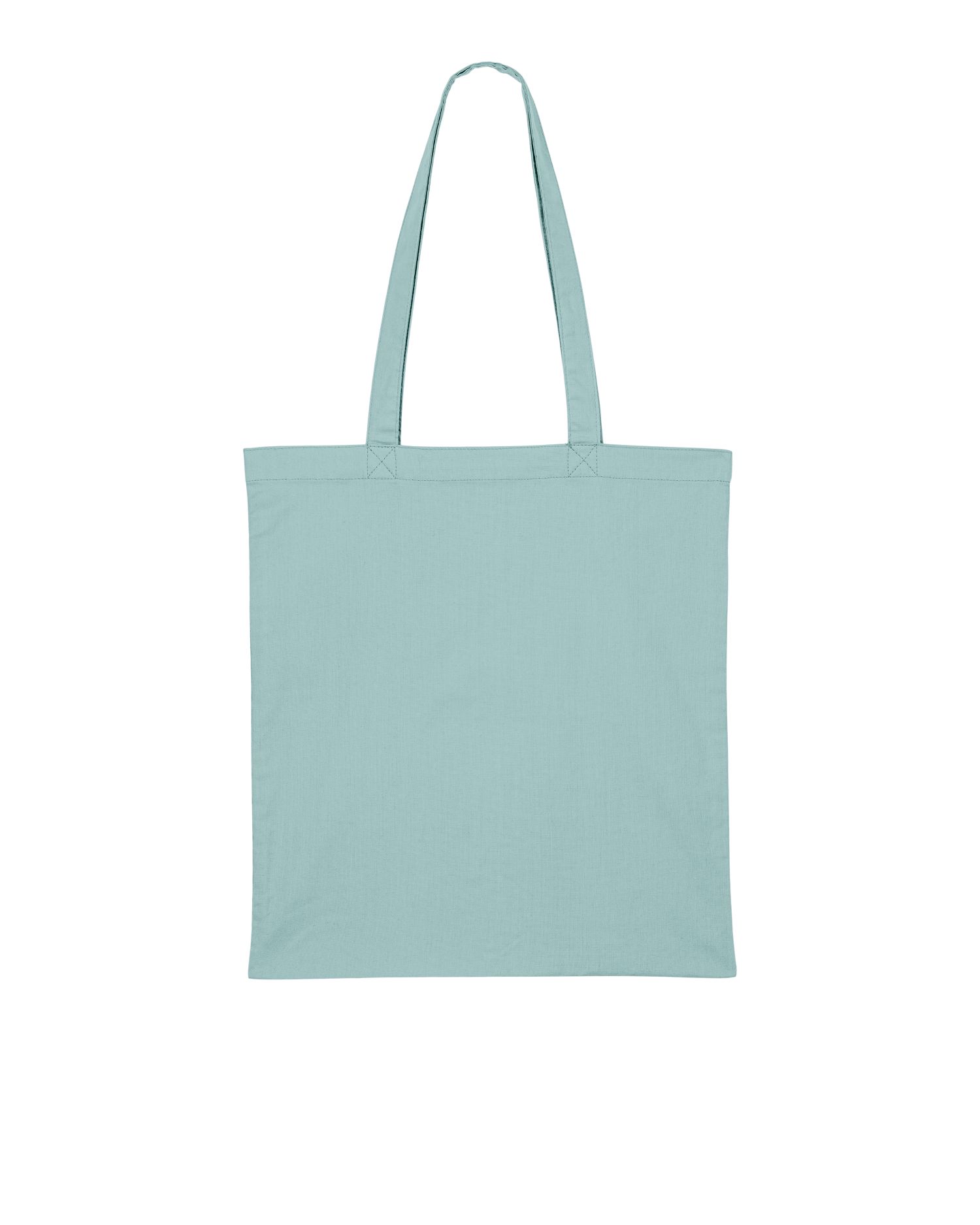 Bolso tote ligero - C060 - Monstera Azul Verdosa