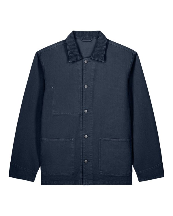 Chore Jacket - C373 - Azul marino teñido con G.